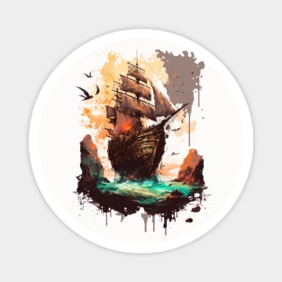 Pirate Ship - the goonies Magnet